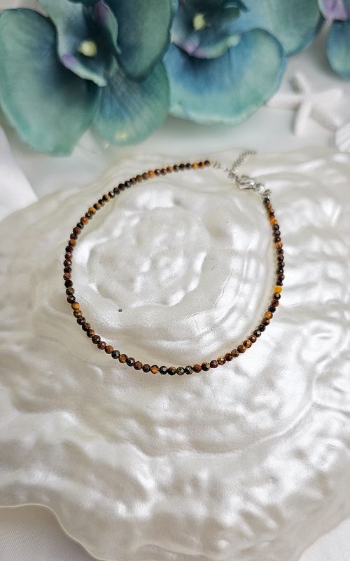 Anklet in Tiger Eye