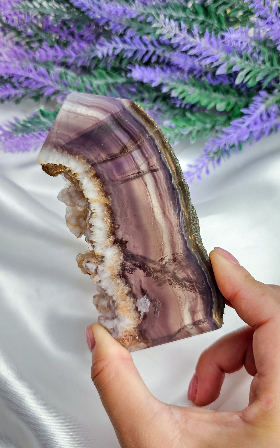 Standing Freeform in Fluorite (Big)