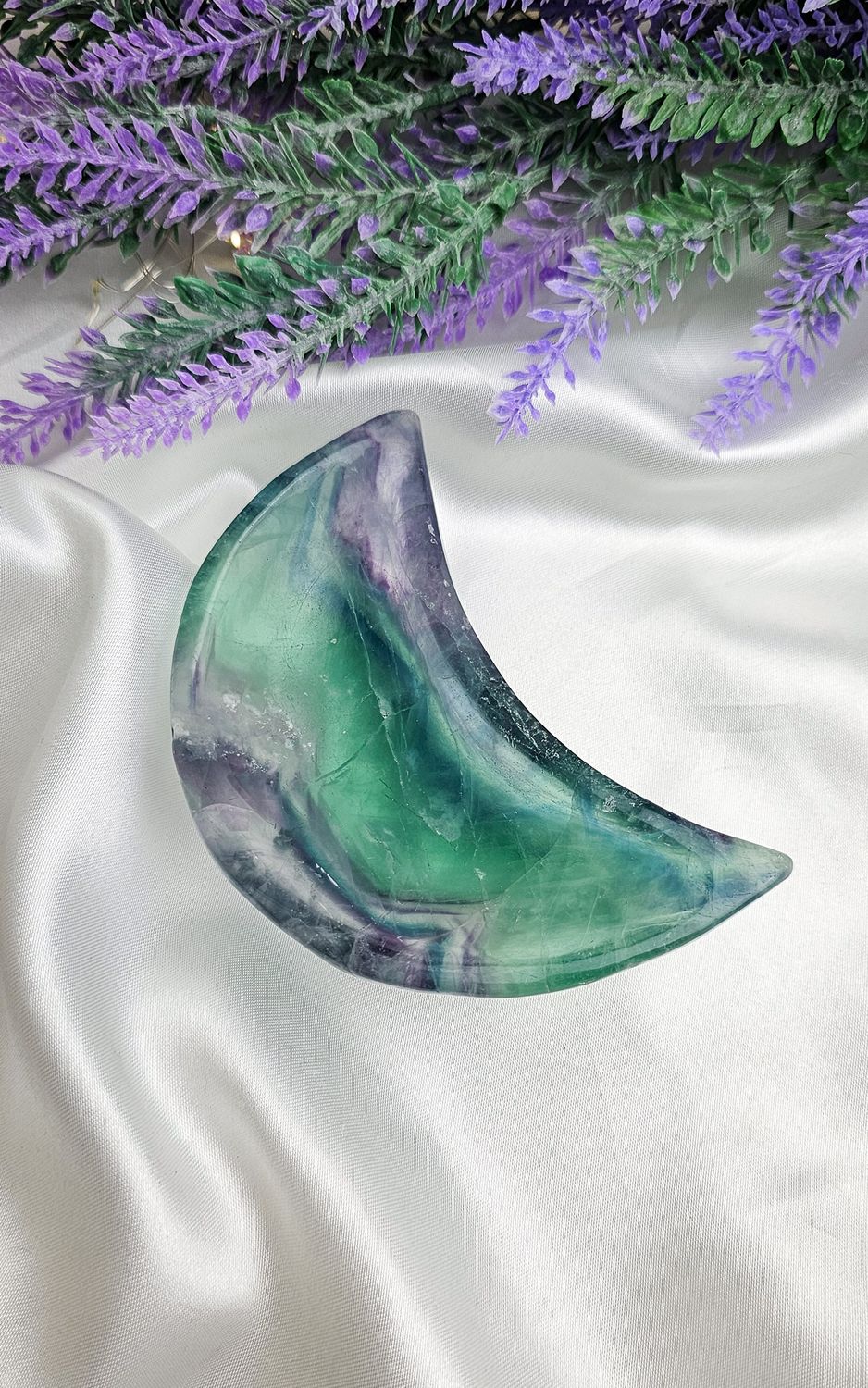 Moon Bowl in Fluorite