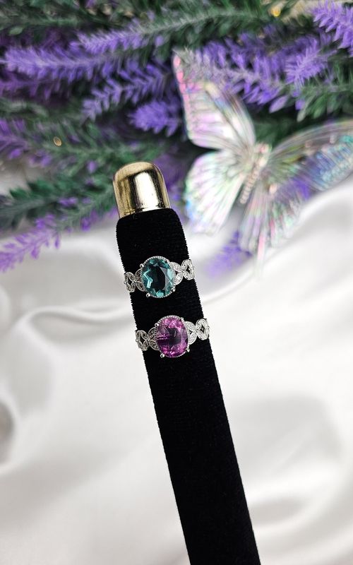 Adjustable Ring in Fluorite (FROM SIZE 12)