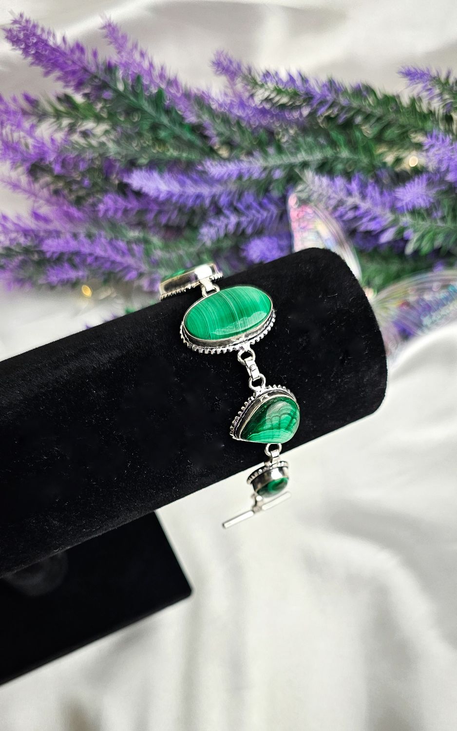 Indian Bracelet in Malachite
