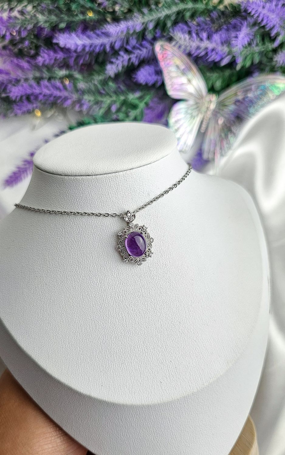 Necklace in Amethyst n.2