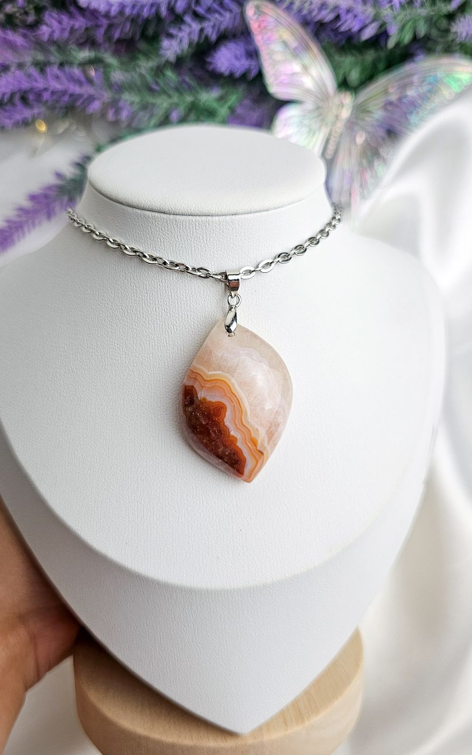 Necklace with Carnelian