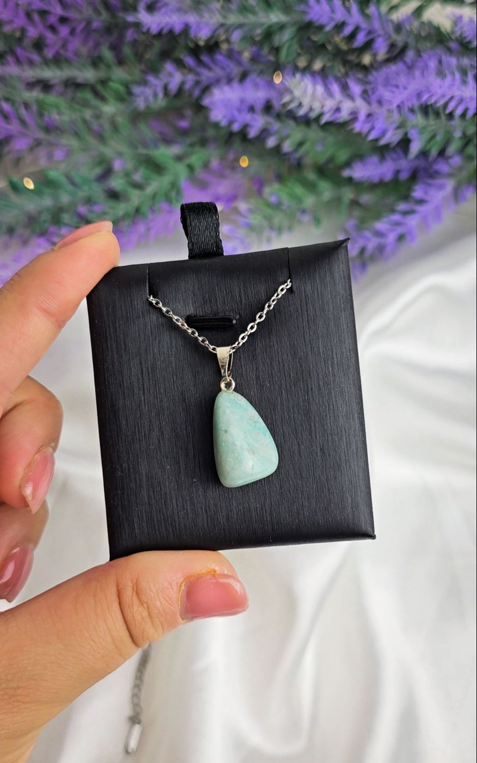 Necklace in Amazonite