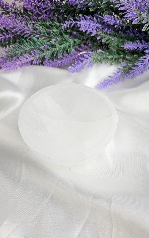 Satin Spar Selenite Bowl (ø8cm)