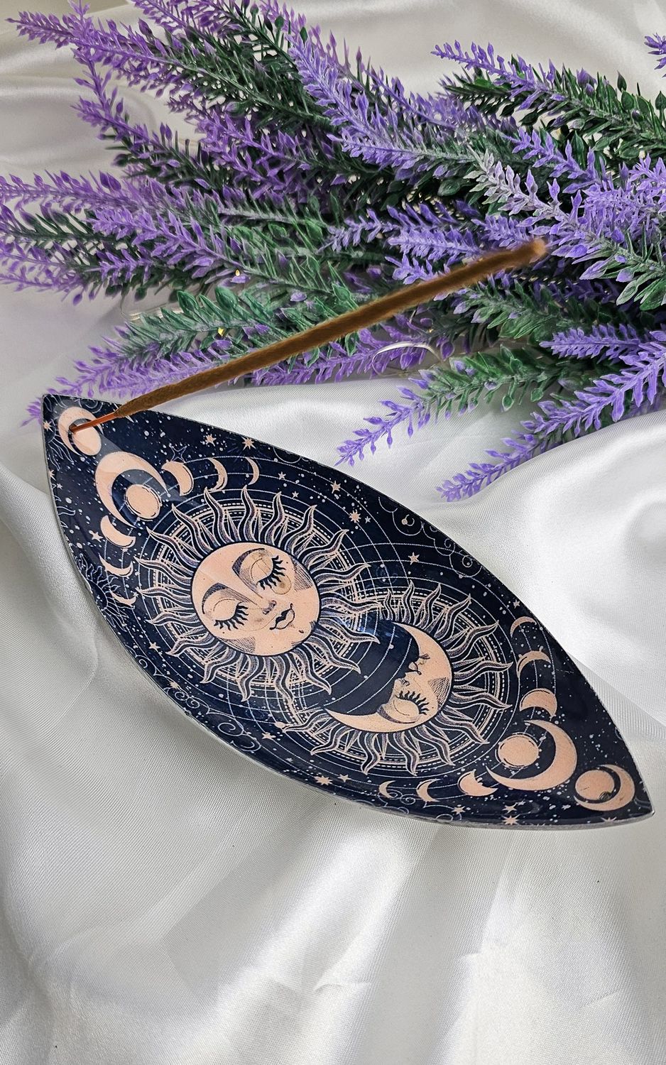 Incense Holder - &quot;Sun &amp; Moon&quot;