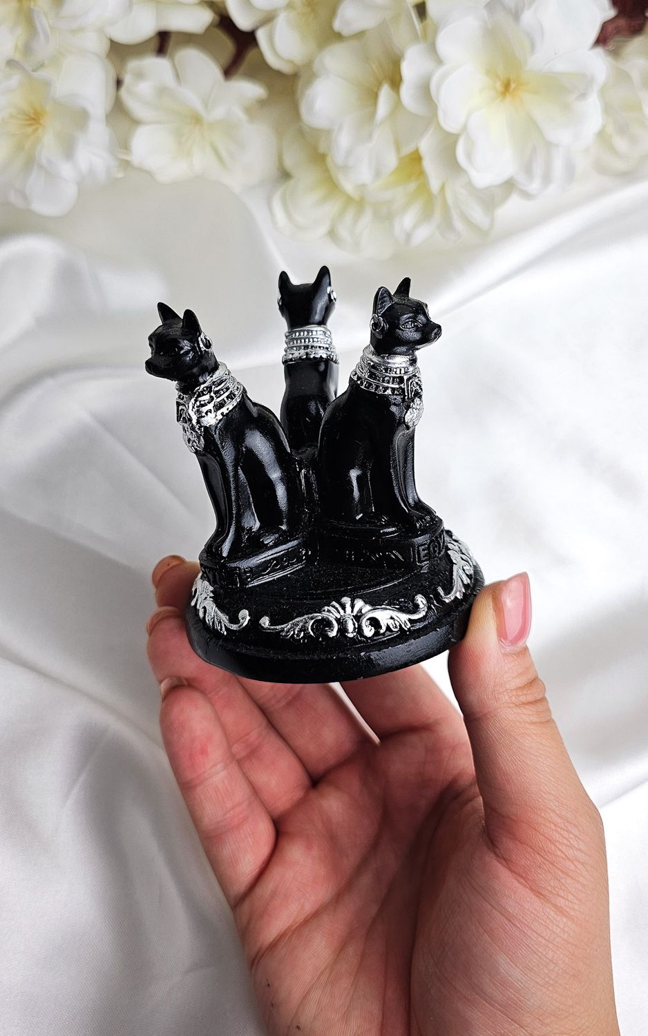 Bastet Goddess Sphere Holder