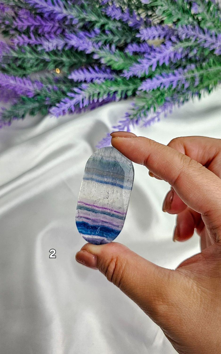 Fluorite Palmstone n.2 (DEFECTIVE)