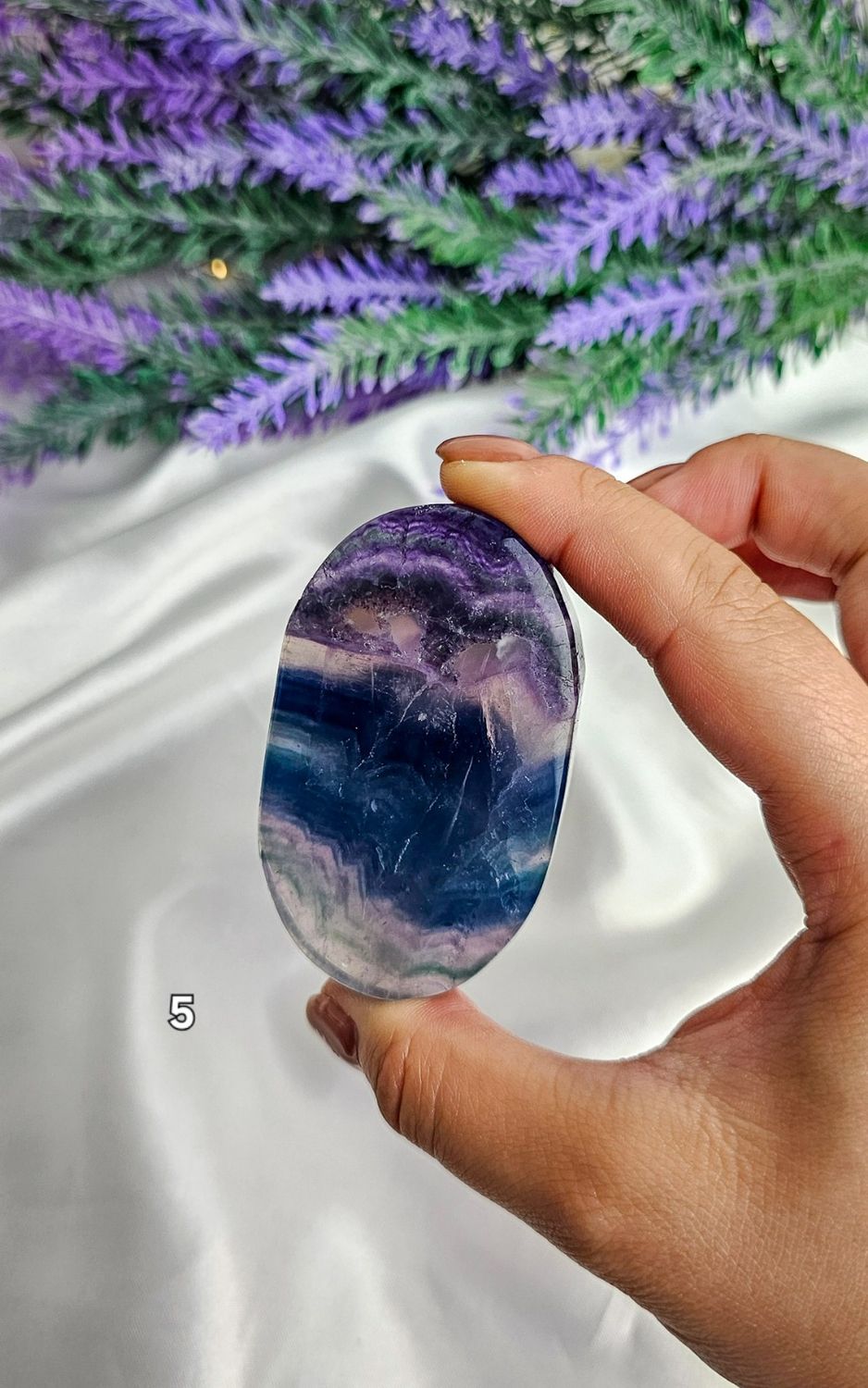Fluorite Palmstone n.5 (DEFECTIVE)