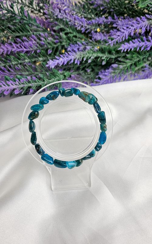 Elastic Bracelet NUGGET in Apatite