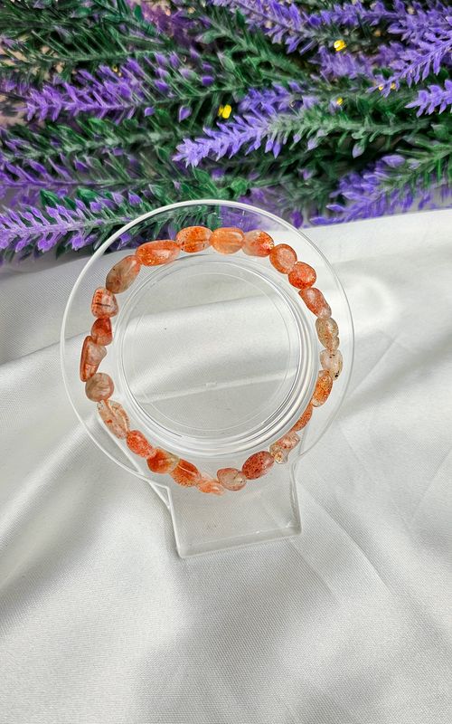 Elastic Bracelet NUGGET in Sunstone