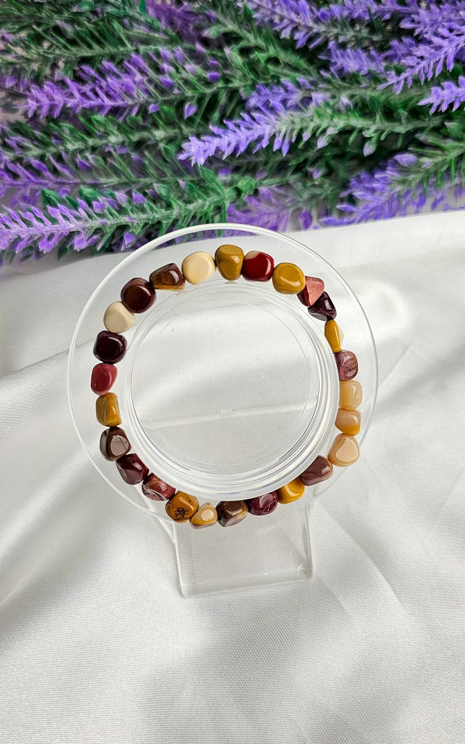 Elastic Bracelet NUGGET in Mokaite