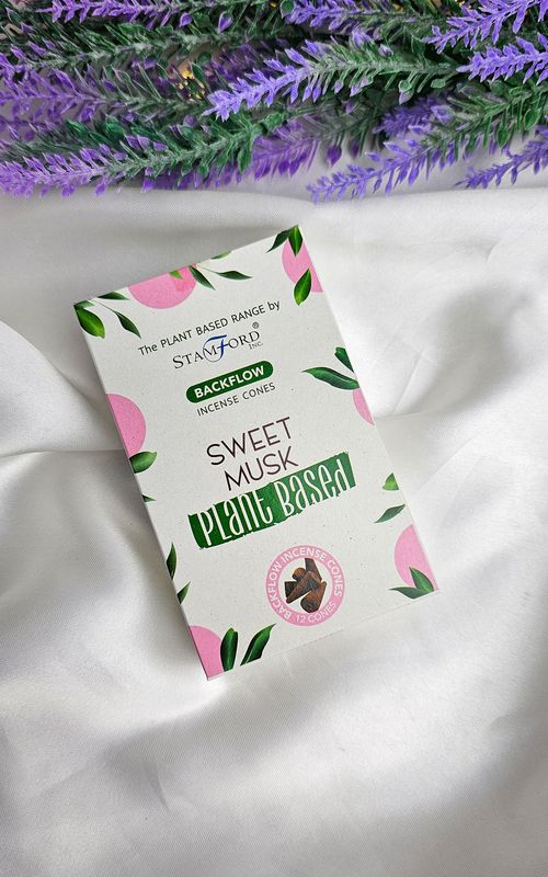 Cone Incense BACKFLOW - "Sweet Musk"