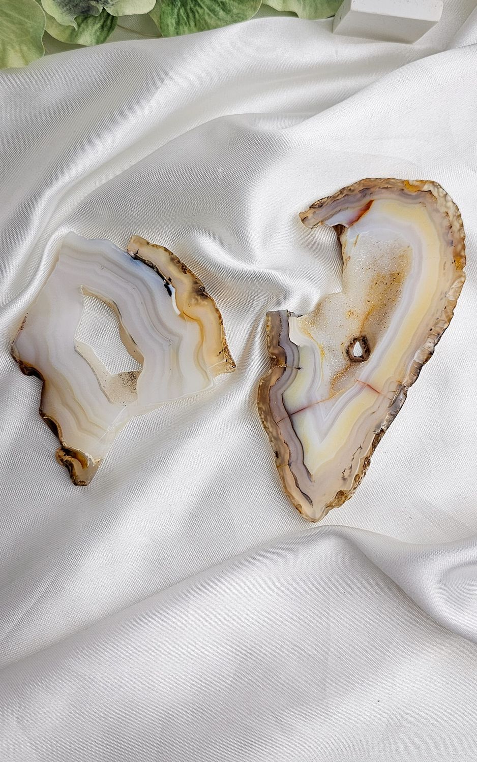 Druzy Agate and Carnelian Slab