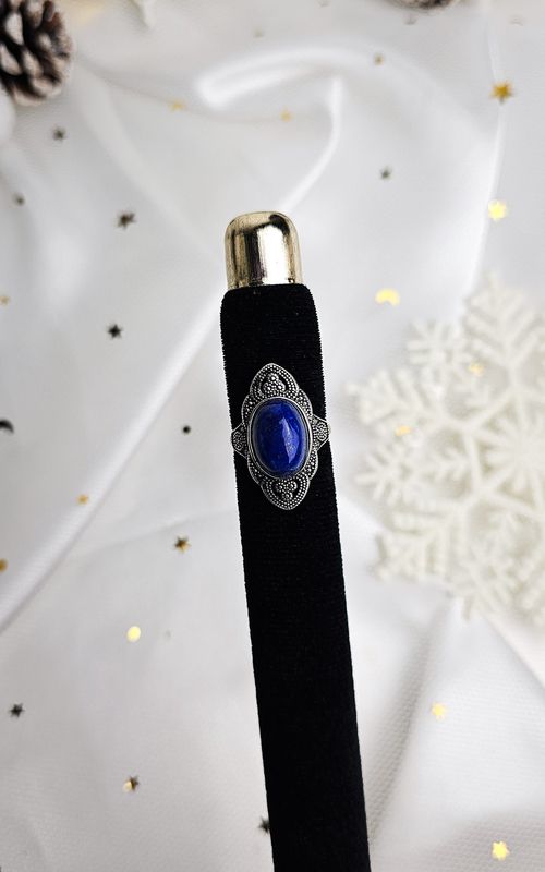 Adjustable Boho Ring with Lapislazuli (FROM SIZE 12)