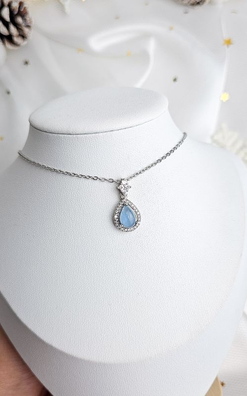 Necklace in Aquamarine (Small)