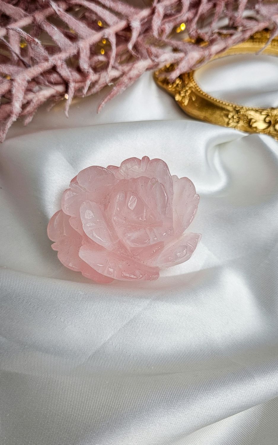 Rose Quartz Flower (Big)