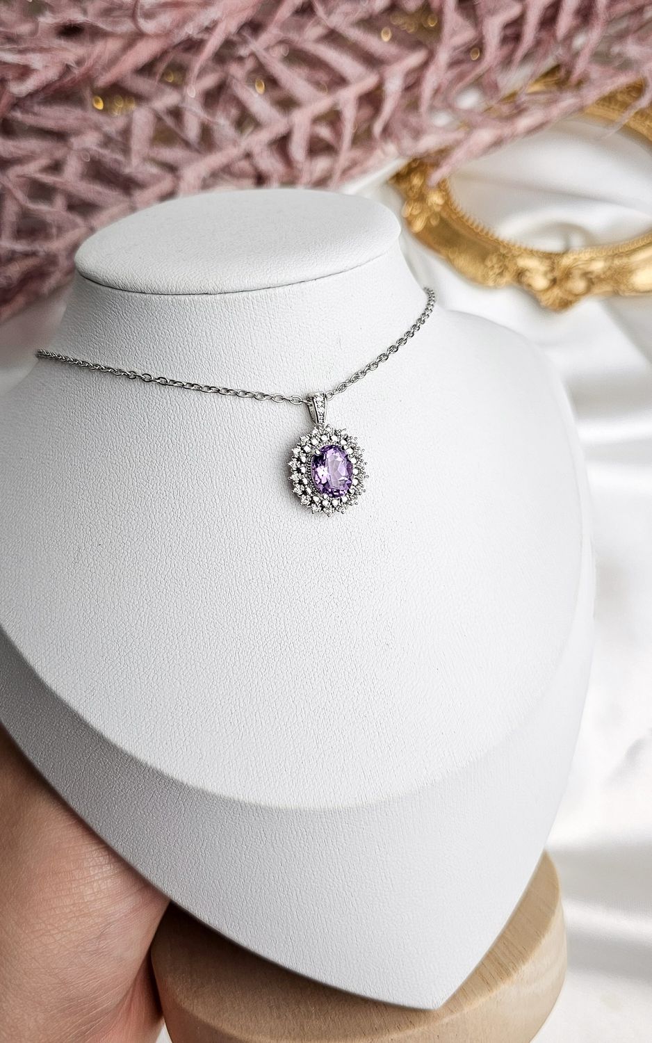 Necklace with Amethyst n.1
