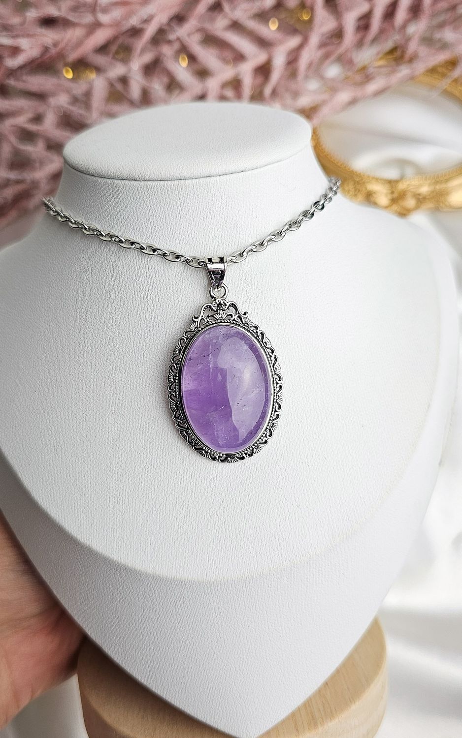 Etnic Necklace in Amethyst n.1