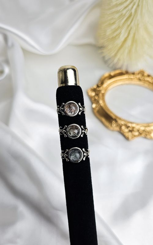 Adjustable Etnic Ring in Garden Quartz (FROM SIZE 13)