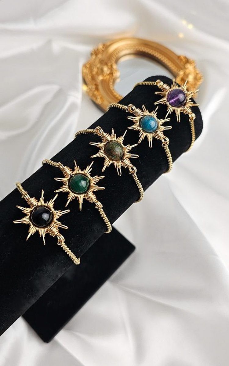 Bracelet "SUN" - Choose Stone