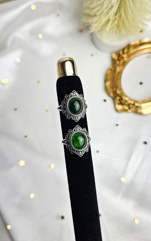 Adjustable Ring in Nephrite (FROM SIZE 15)