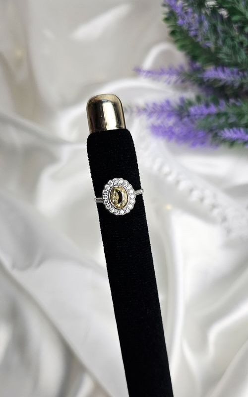 Adjustable Ring in Citrine Quartz (FROM SIZE 14)