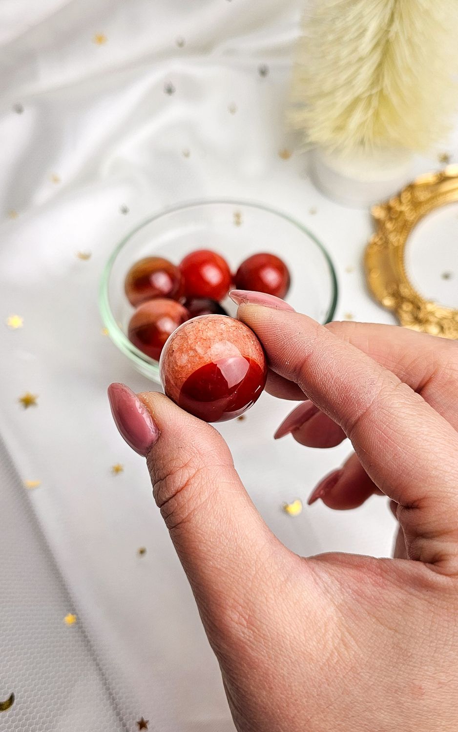 Carnelian Agate Mini Sphere