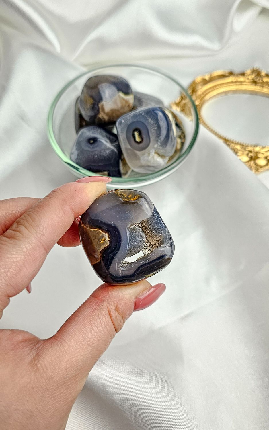 Volcano Agate Tumbled