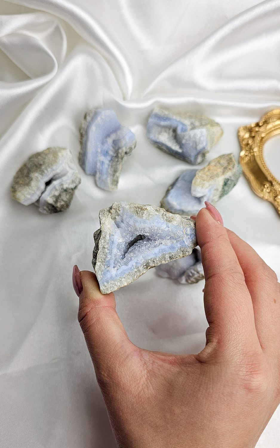 Blue Lace Agate Raw