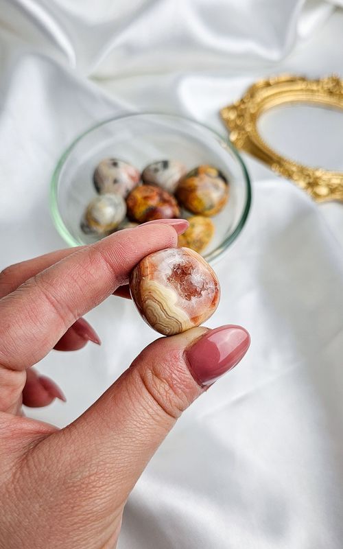 Crazy Lace Agate Tumbled