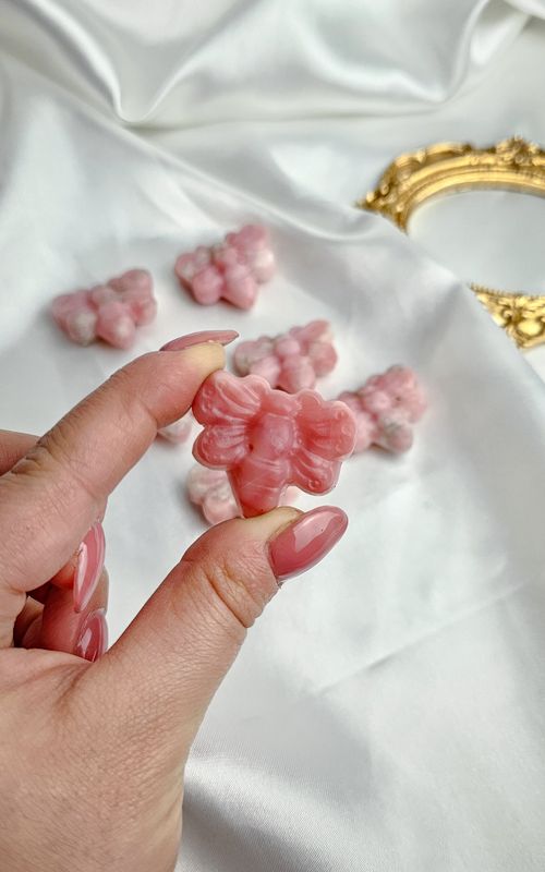 Butterfly in Pink Opal