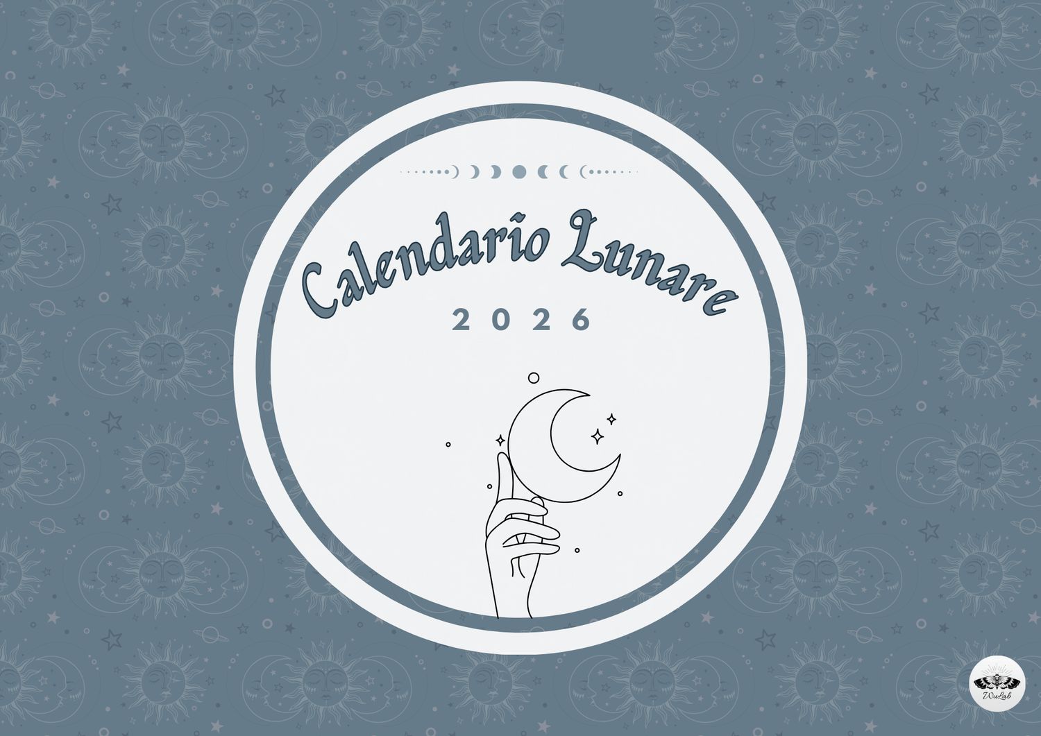 Moon Phases Calendar 2026 - FREE PDF