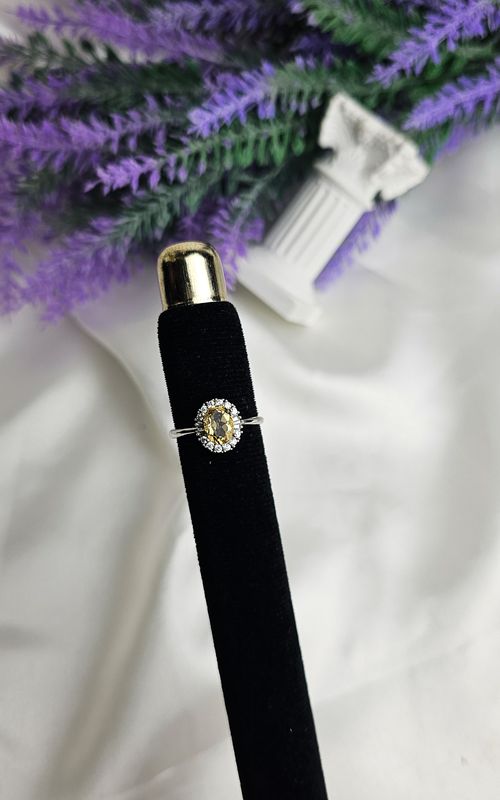 Adjustable Ring in Citrine Quartz (FROM SIZE 13)