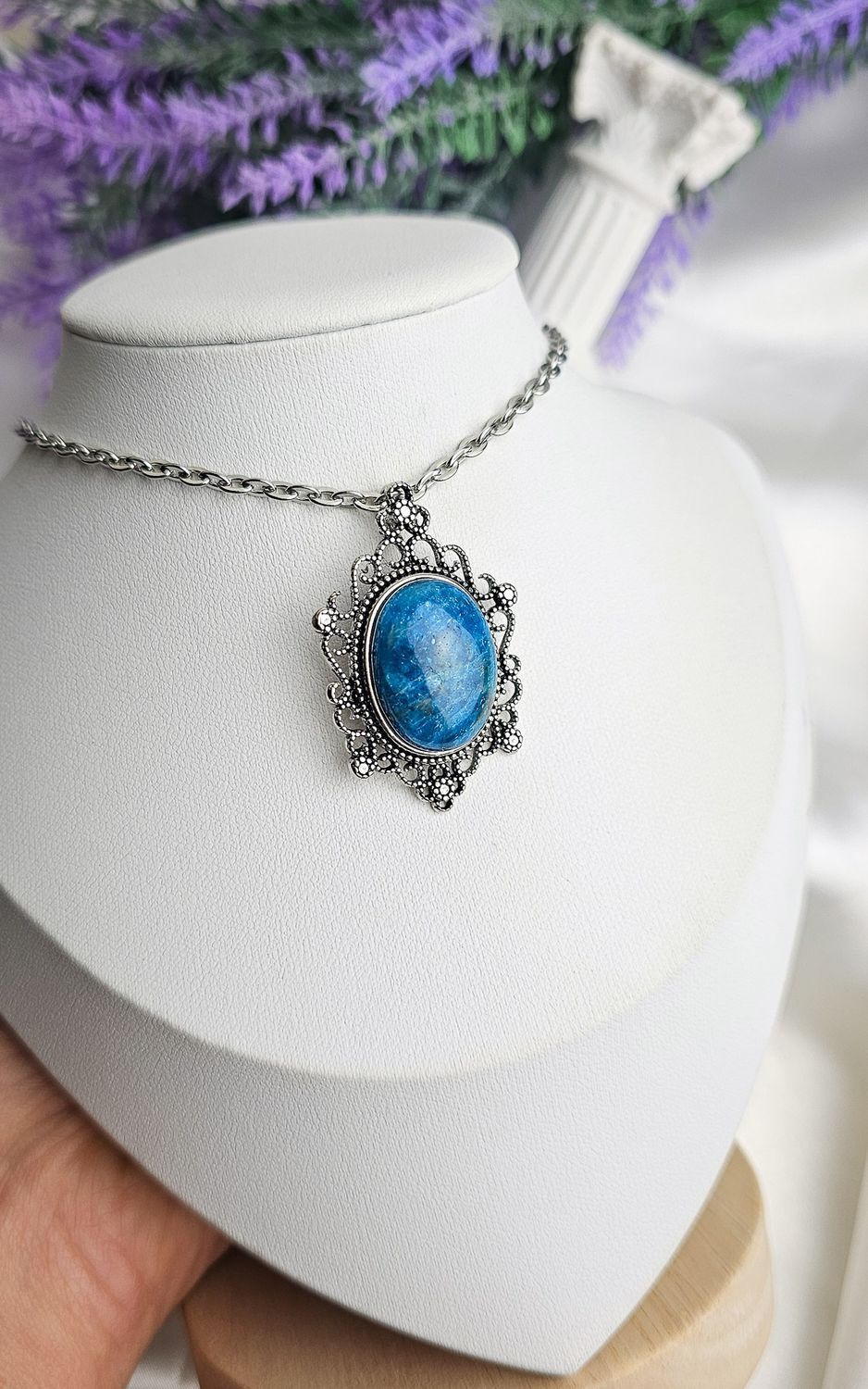 Vintage Necklace in Apatite