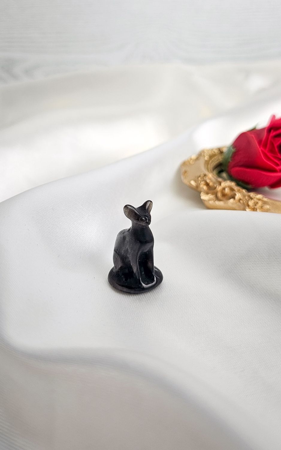Silver Obisidian Sphynx Cat (Small)