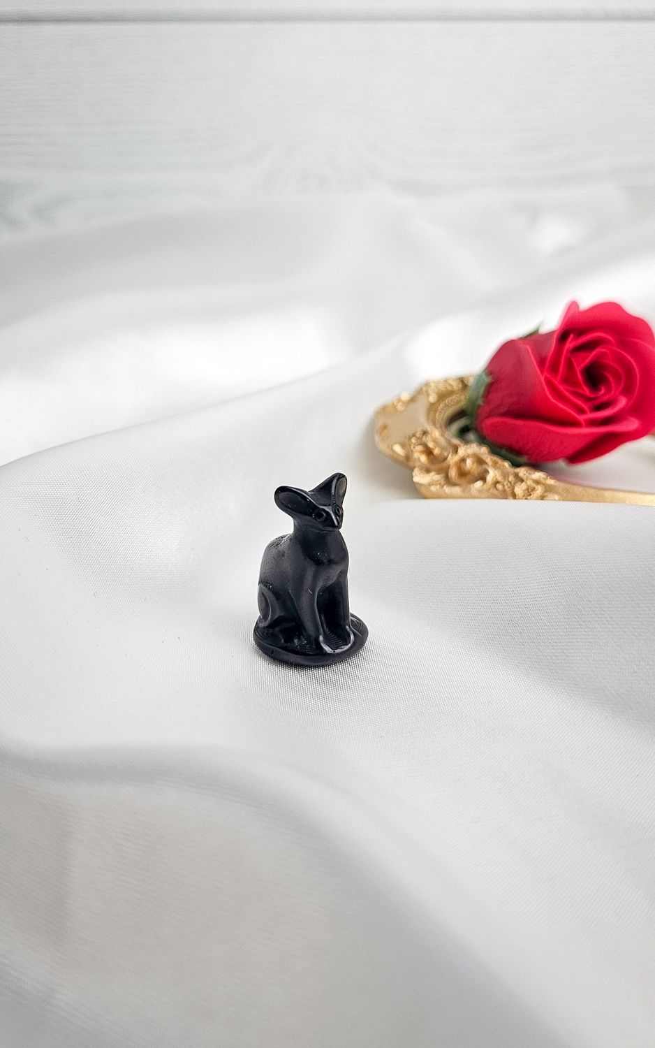 Black Obisidian Sphynx Cat (Small)