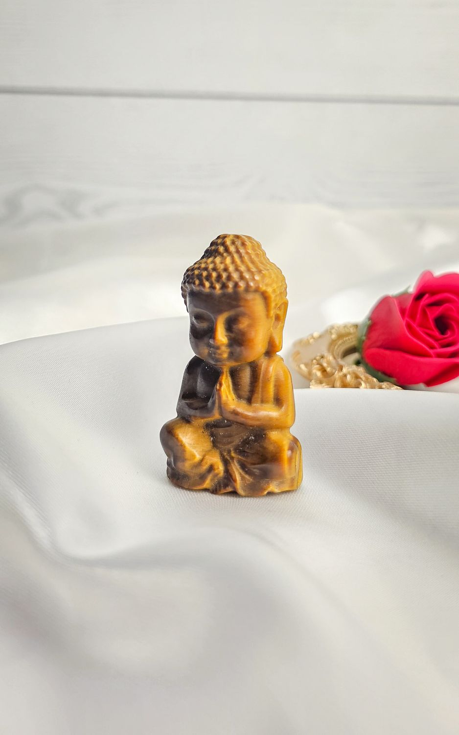 Tiger Eye Buddha (Medium)