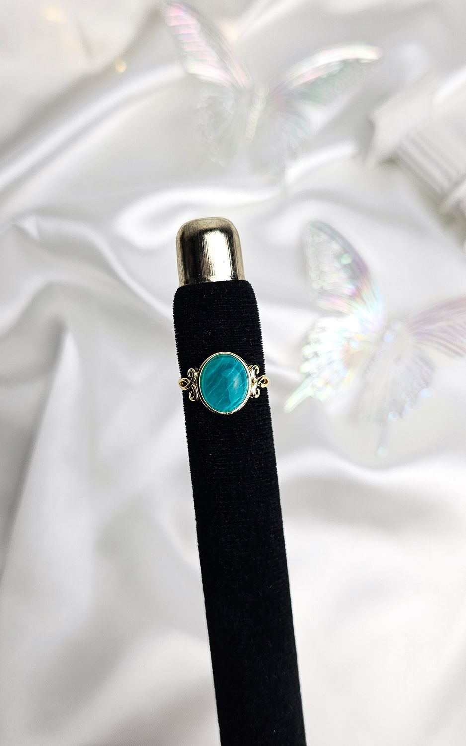 Adjustable Ring in Amazonite n.1 (FROM SIZE 12)