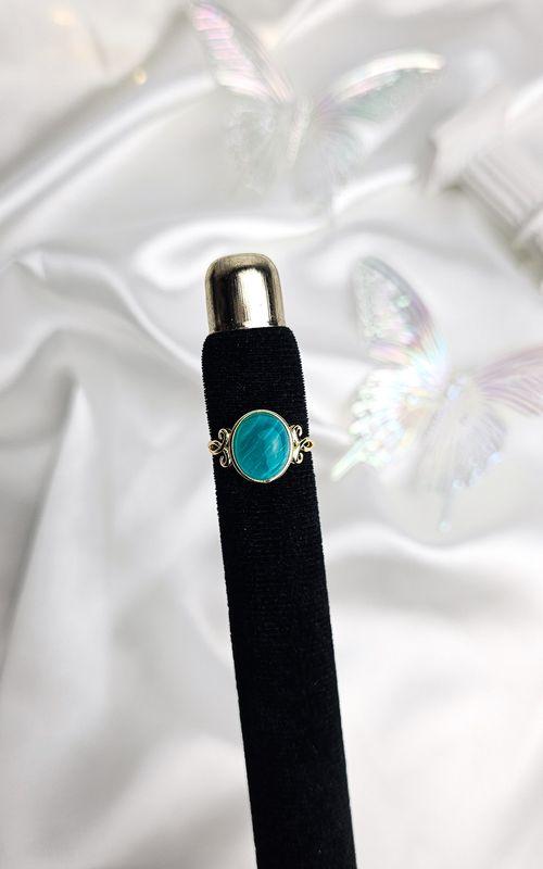 Adjustable Ring in Amazonite n.1 (FROM SIZE 12)