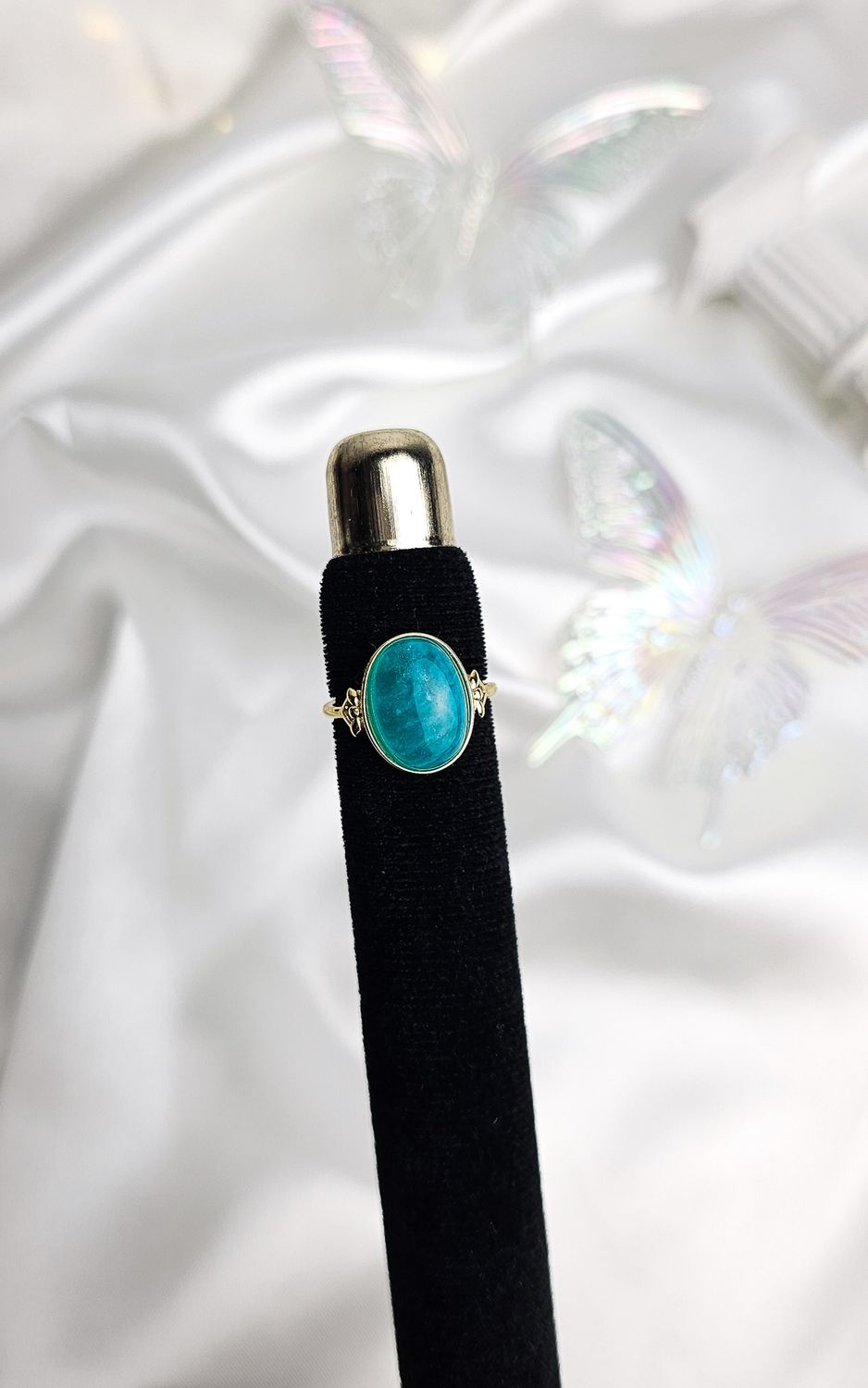 Adjustable Ring in Amazonite n.2 (FROM SIZE 14)