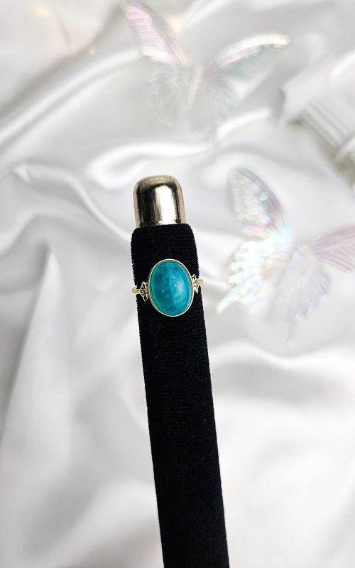 Adjustable Ring in Amazonite n.2 (FROM SIZE 14)