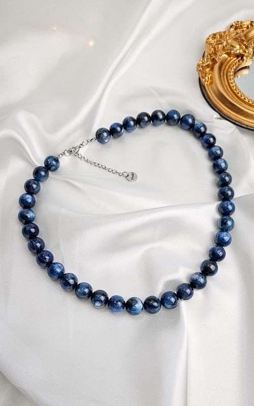 Necklace in Blue Kyanite (Premium Quality AAA)