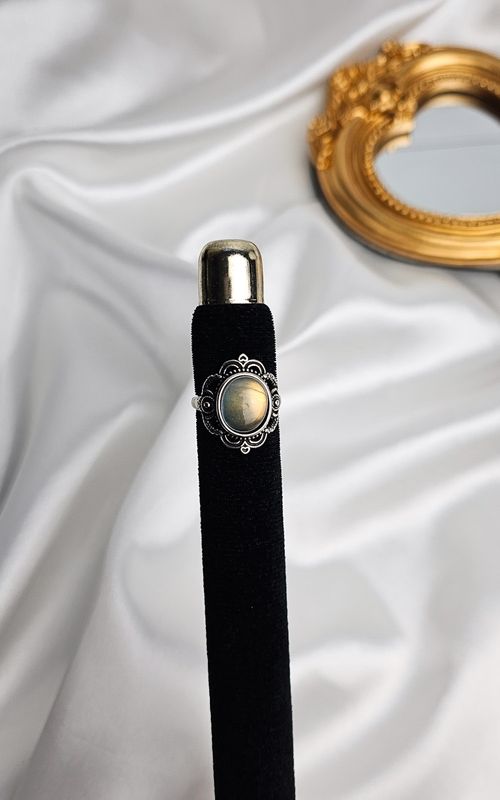 Adjustable Boho Ring in Labradorite n.2 (FROM SIZE 13)