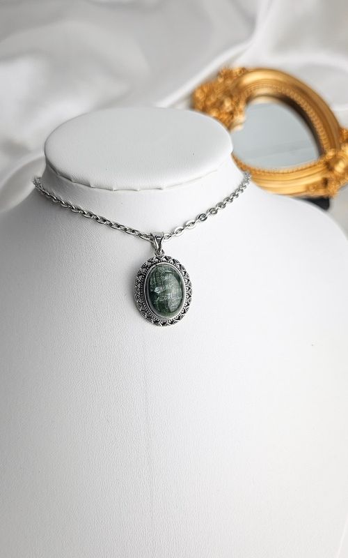 Etnic Necklace in Seraphinite n.2