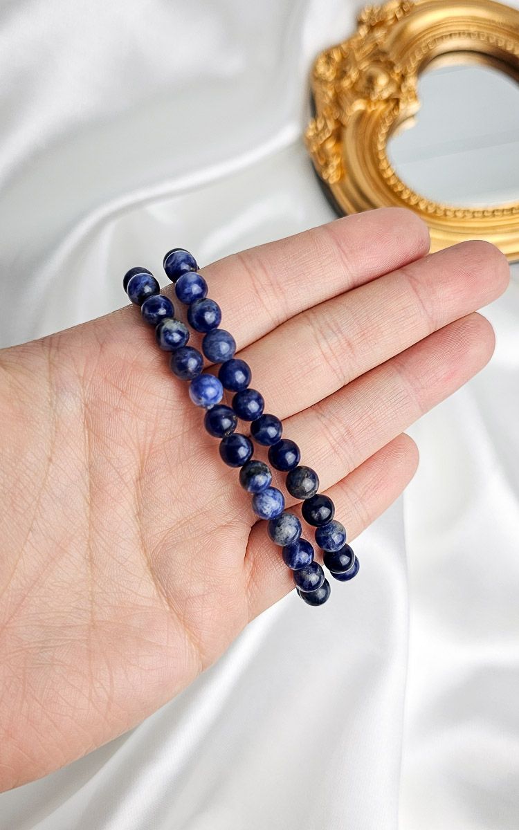 Elastic Bracelet in Sodalite (6mm)