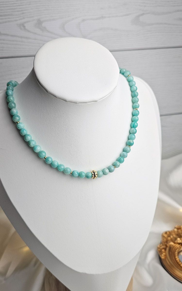 Necklace in Amazonite (6mm)