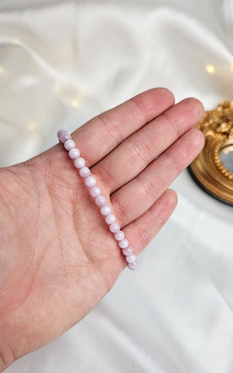 Elastic Bracelet in Kunzite (6mm)
