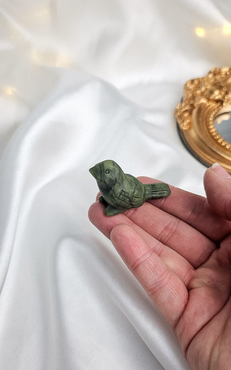 Nephrite Jade Bird
