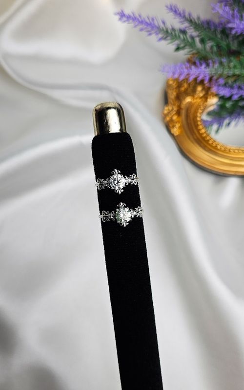 Adjustable Ring in Moissanite n.2 (FROM SIZE 12)